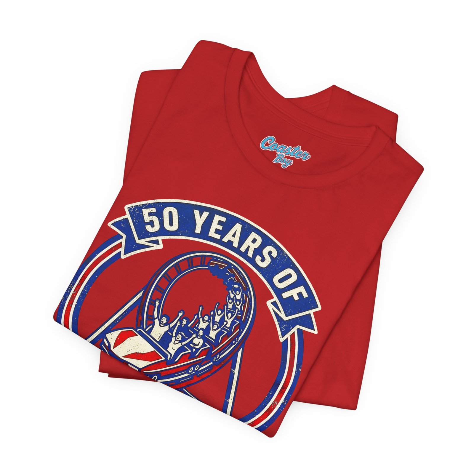 50 Years of Thrills Roller Coaster Tee - Image 15