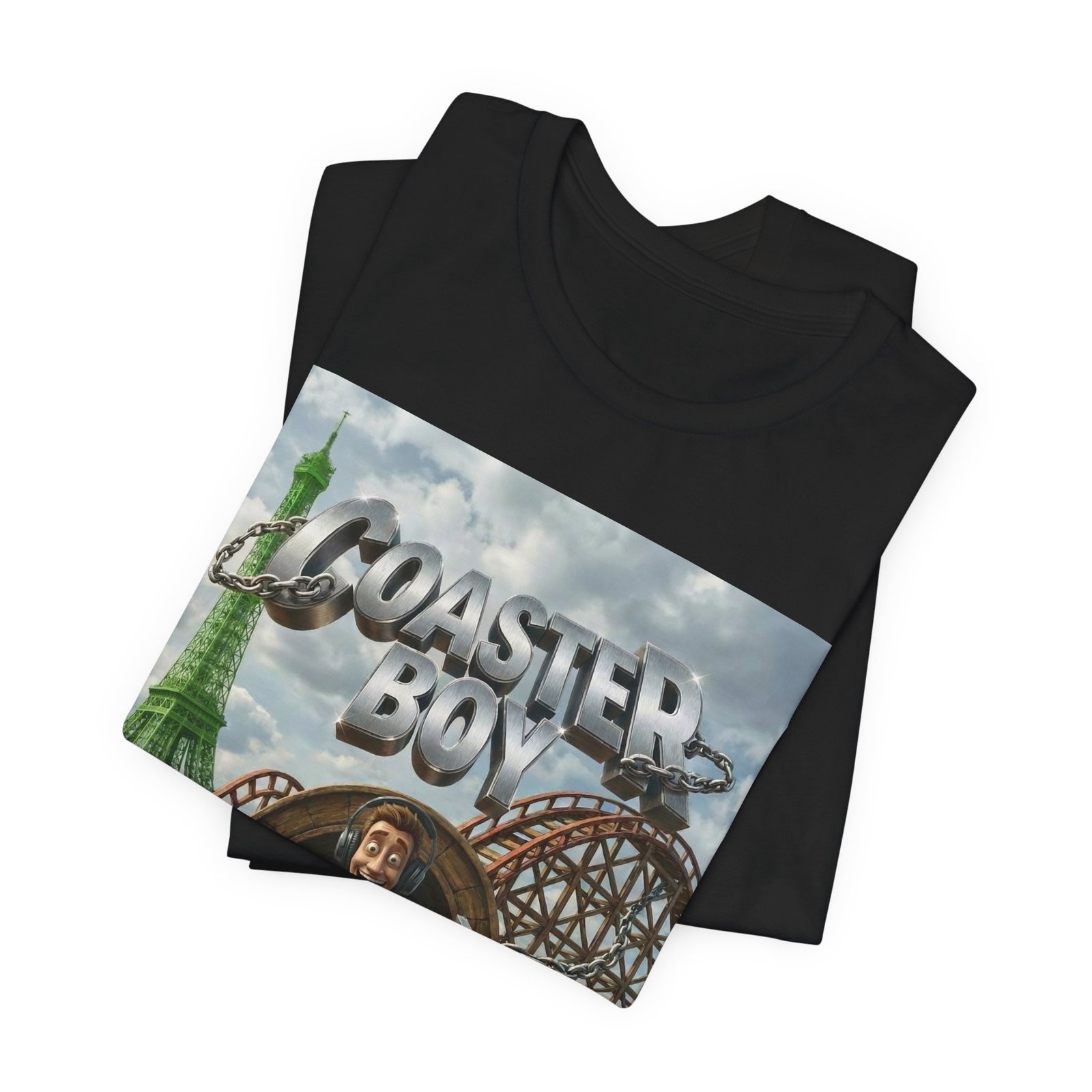 Coaster Boy Beast T‑Shirt — Thrill Seeker Roller Coaster Tee - Image 3
