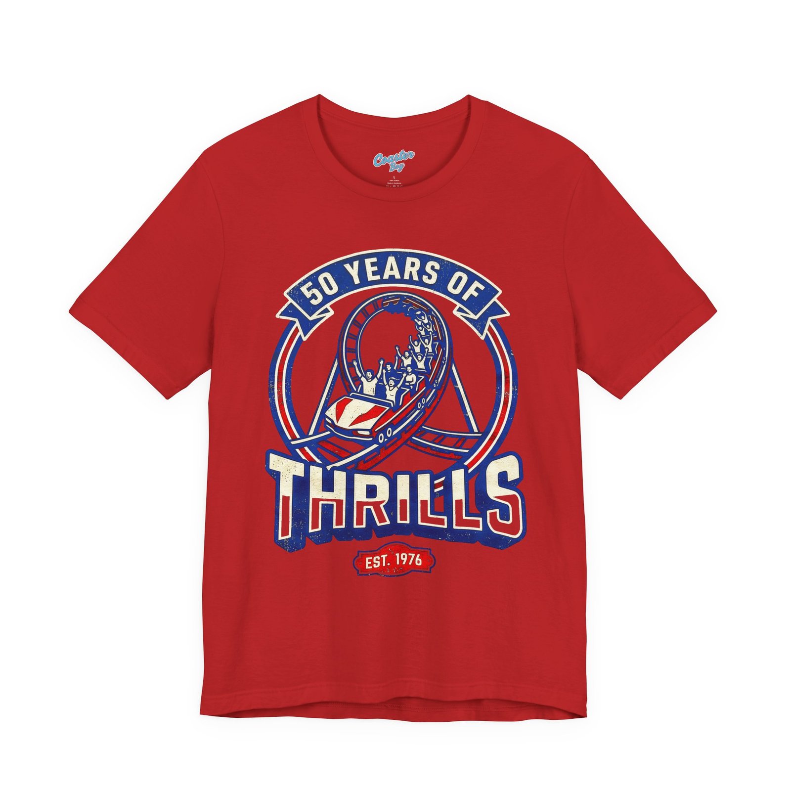 50 Years of Thrills Roller Coaster Tee - Image 13