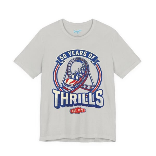 50 Years of Thrills Roller Coaster Tee