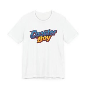 Coaster Boy Graphic Tee — Retro Amusement Park Shirt