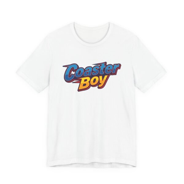 Coaster Boy Graphic Tee — Retro Amusement Park Shirt