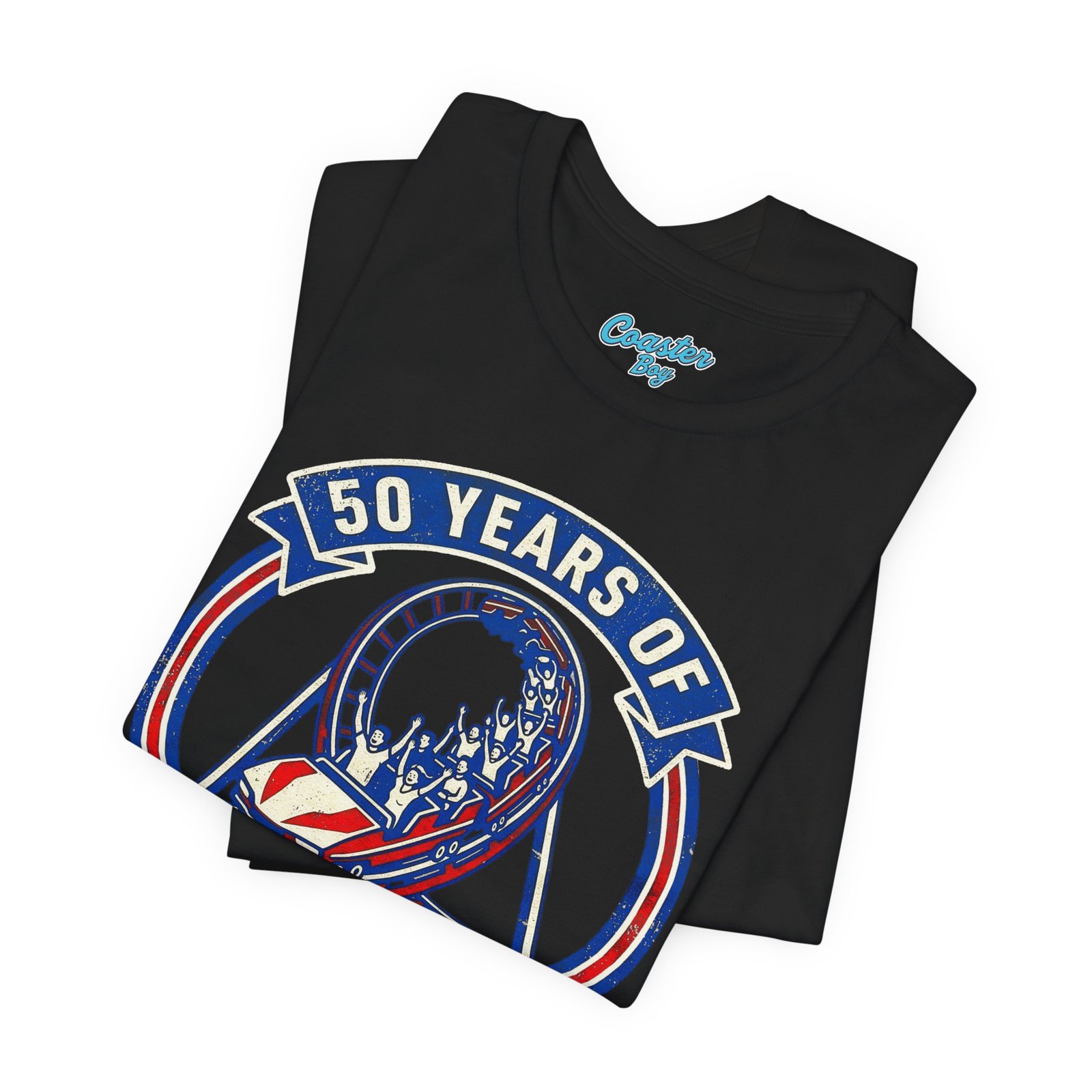 50 Years of Thrills Roller Coaster Tee - Image 11