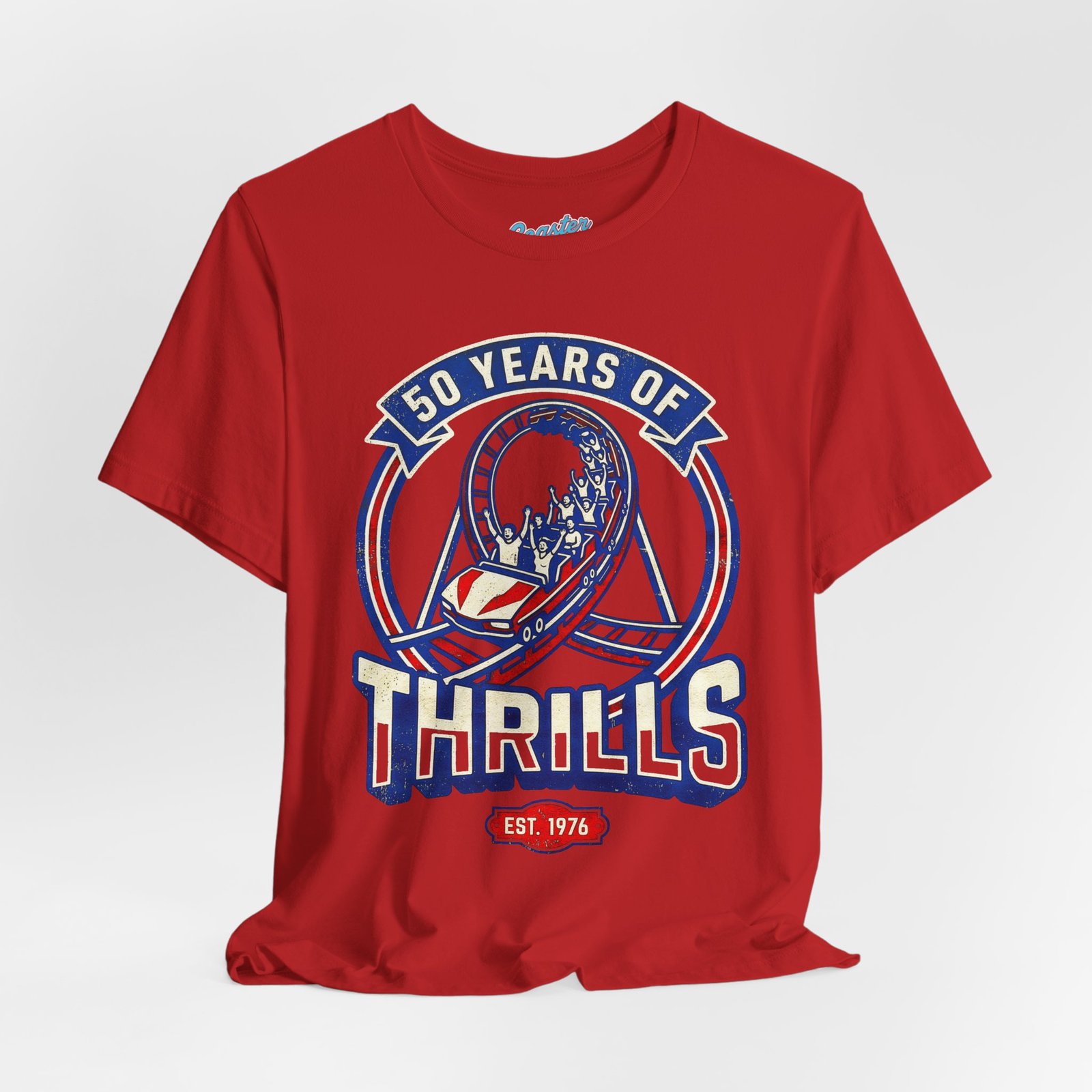 50 Years of Thrills Roller Coaster Tee - Image 16