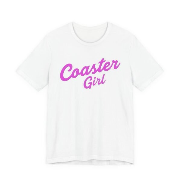 Coaster Girl Tee – Pink Script Graphic T-Shirt