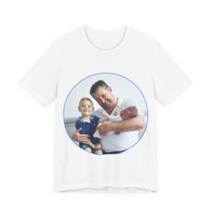 Round Photo Tee - Personalized Family Memory Shirt